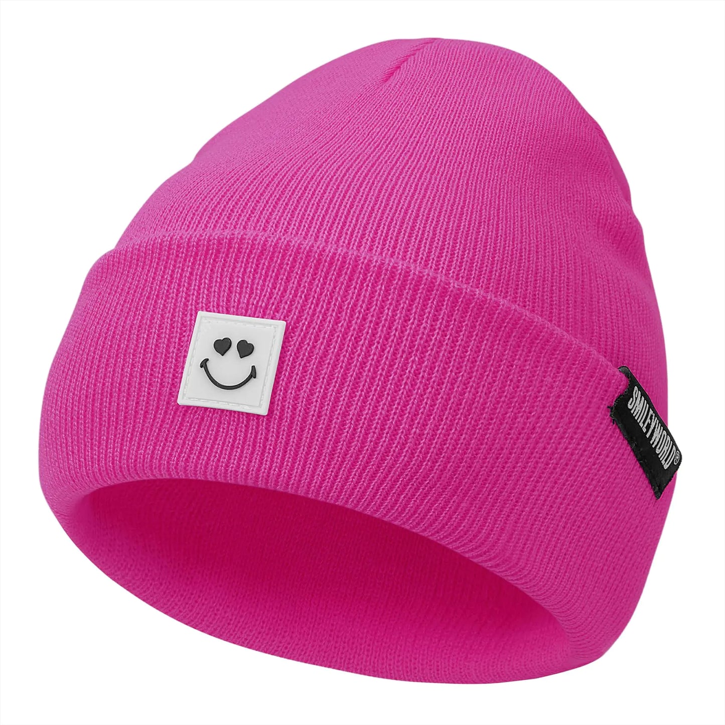 Zando Smiley Face Winter Beanie Hat